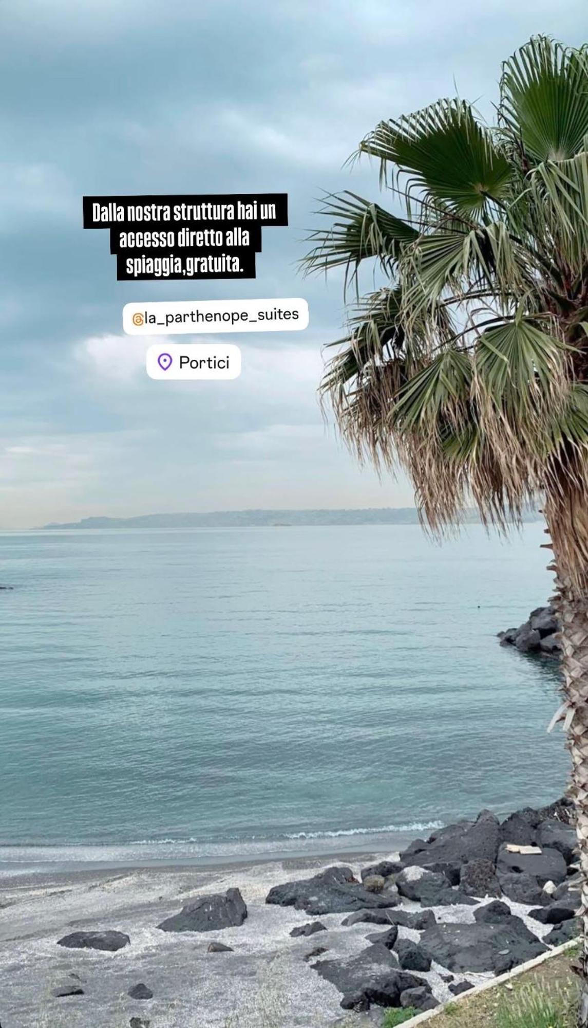 La Parthenope Suites Portici Exteriör bild